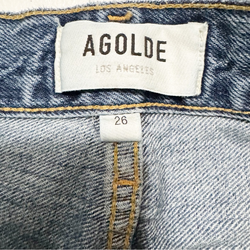 Agolde Blue Ankle & Cropped Jeans 100% Cotton - Picture 6 of 13
